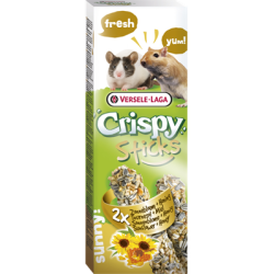 Versele-Laga Crispy Sticks con Girasoli e Miele per Gerbilli e Topi - 110 g (2 pz)