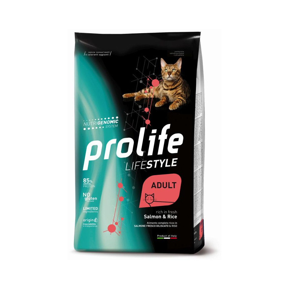 Prolife LifeStyle Cat Adult - Salmone e Riso - 400 g