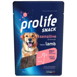 Prolife Snack Sensitive GrainFree Dog Adult All Breeds - Agnello - 90 g