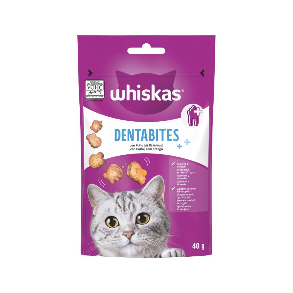Whiskas Dentabites Cat Adult - Pollo - 40 g