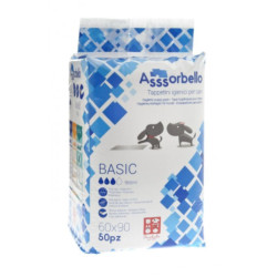 Ferribiella Assorbello Basic Tappetini Igienici per Cani - 60x90 cm – 50 pz