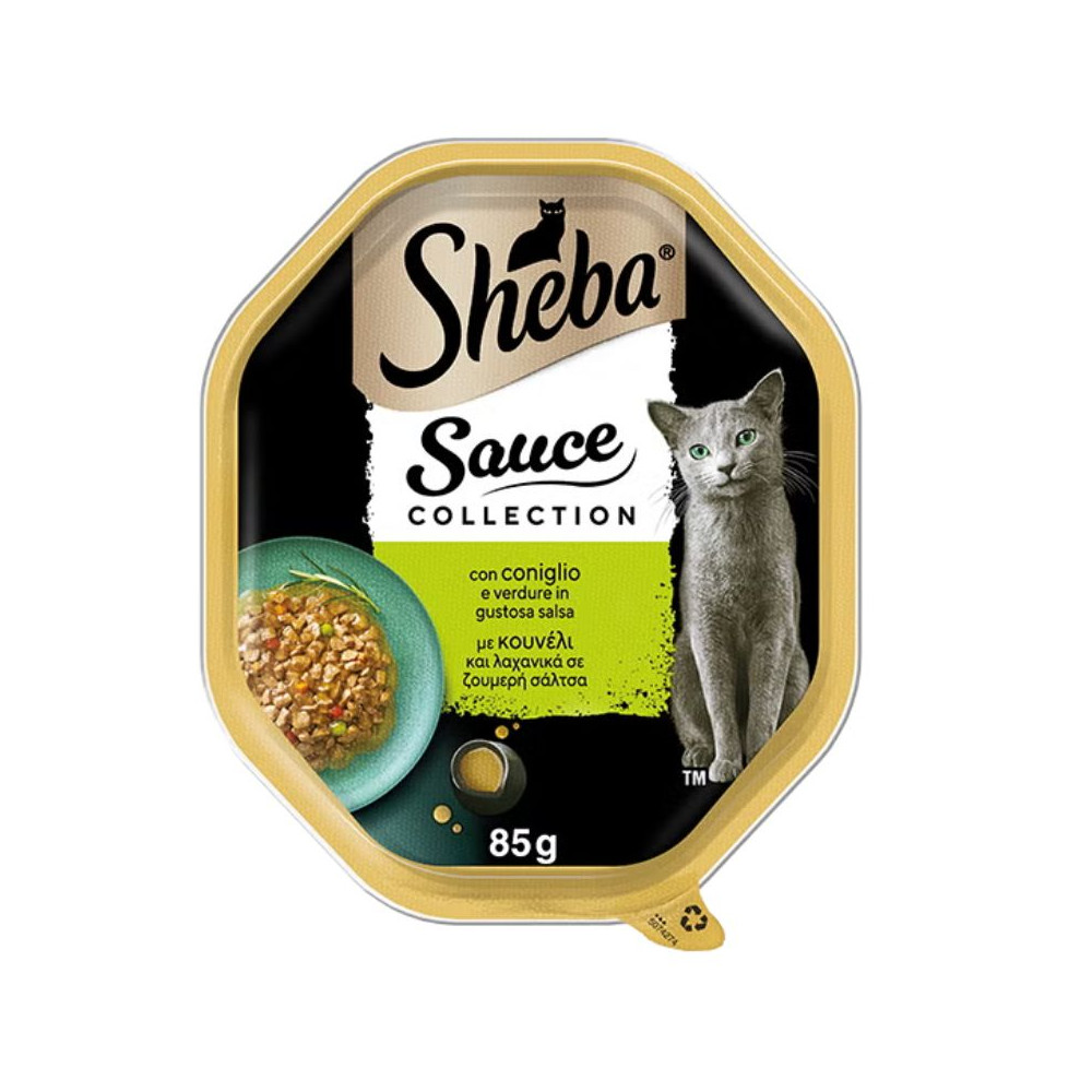 Sheba Sauce Collection Cat Adult - Coniglio e Verdure - 85 g