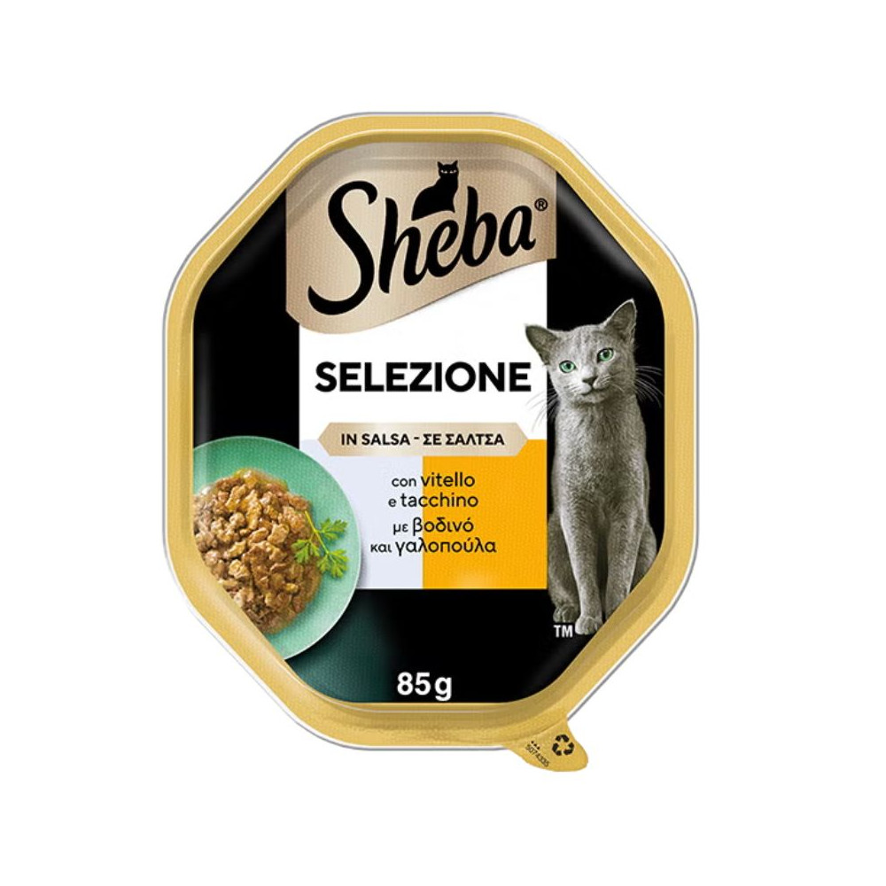 Sheba Selezione in Salsa Cat Adult - Vitello e Tonno - 85 g