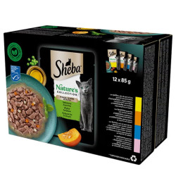 Sheba Nature's Collection in Salsa Cat Adult - Selezione Assortita - 12 x 85 g
