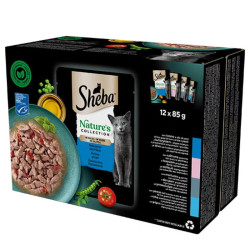 Sheba Nature's Collection in Salsa Cat Adult - Selezione del Mare - 12 x 85 g