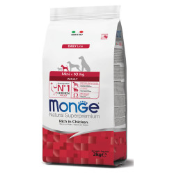 Monge Natural Superpremium Mini Adult - Ricco in Pollo - 3 kg