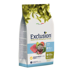 Exclusion Mediterraneo Noble Grain Puppy Medium - Tonno - 12 kg
