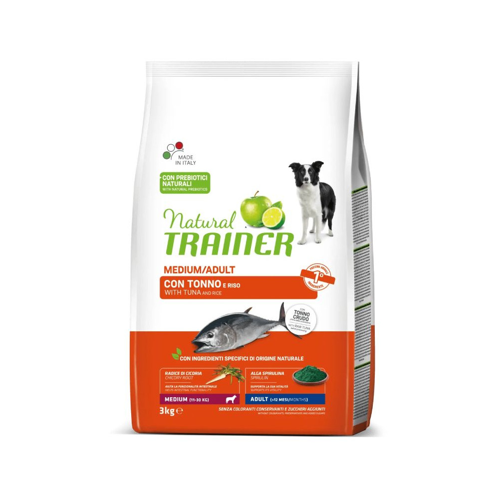 Natural Trainer Mantenimento Dog Adult Medium - Tonno - 3 kg
