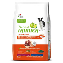 Natural Trainer Mantenimento Dog Adult Medium - Prosciutto Crudo - 3 kg