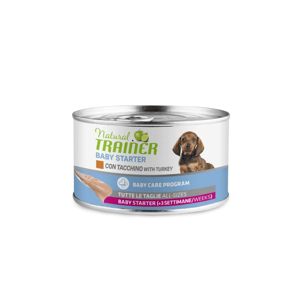 Natural Trainer Baby Starter Puppy All Sizes - Tacchino - 150 g