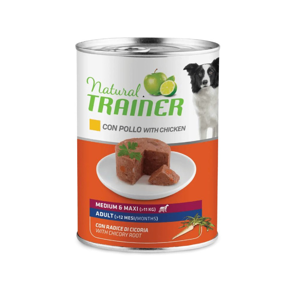 Natural Trainer Mantenimento Dog Adult Medium/Maxi - Pollo - 400 g