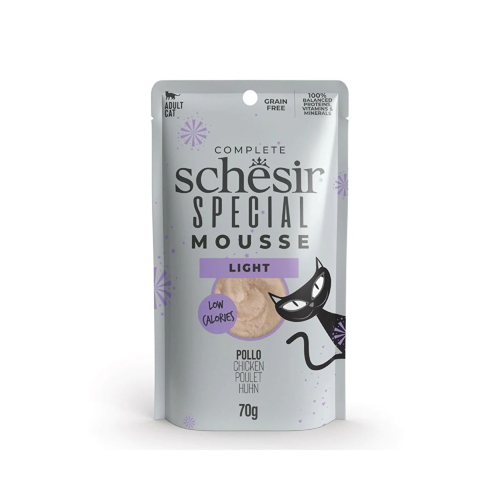 Schesir Special Light Cat Adult - Mousse di Pollo - 70 g