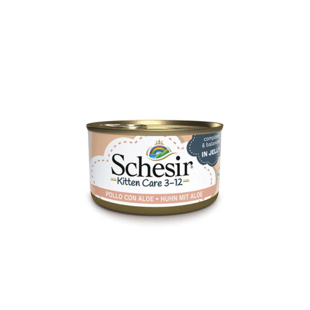 Schesir Kitten Care - Pollo con Aloe in Gelatina - 85 g
