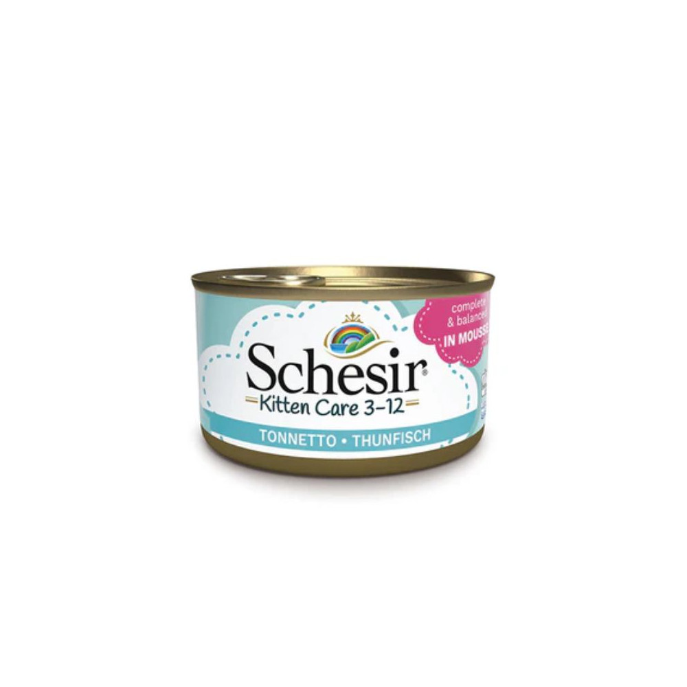 Schesir Kitten Care - Tonnetto con Mousse - 85 g