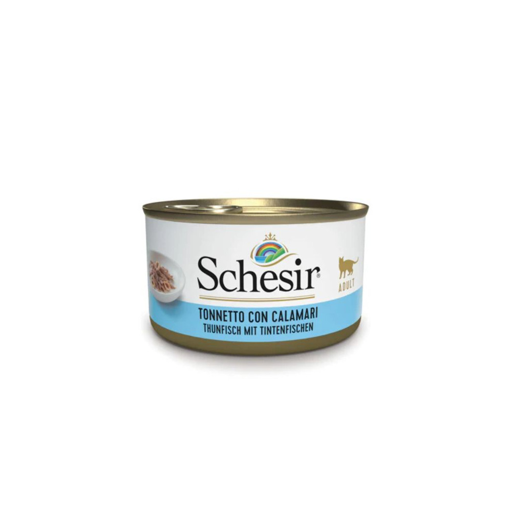Schesir in Jelly Cat Adult - Tonnetto con Calamari in Gelatina - 85 g