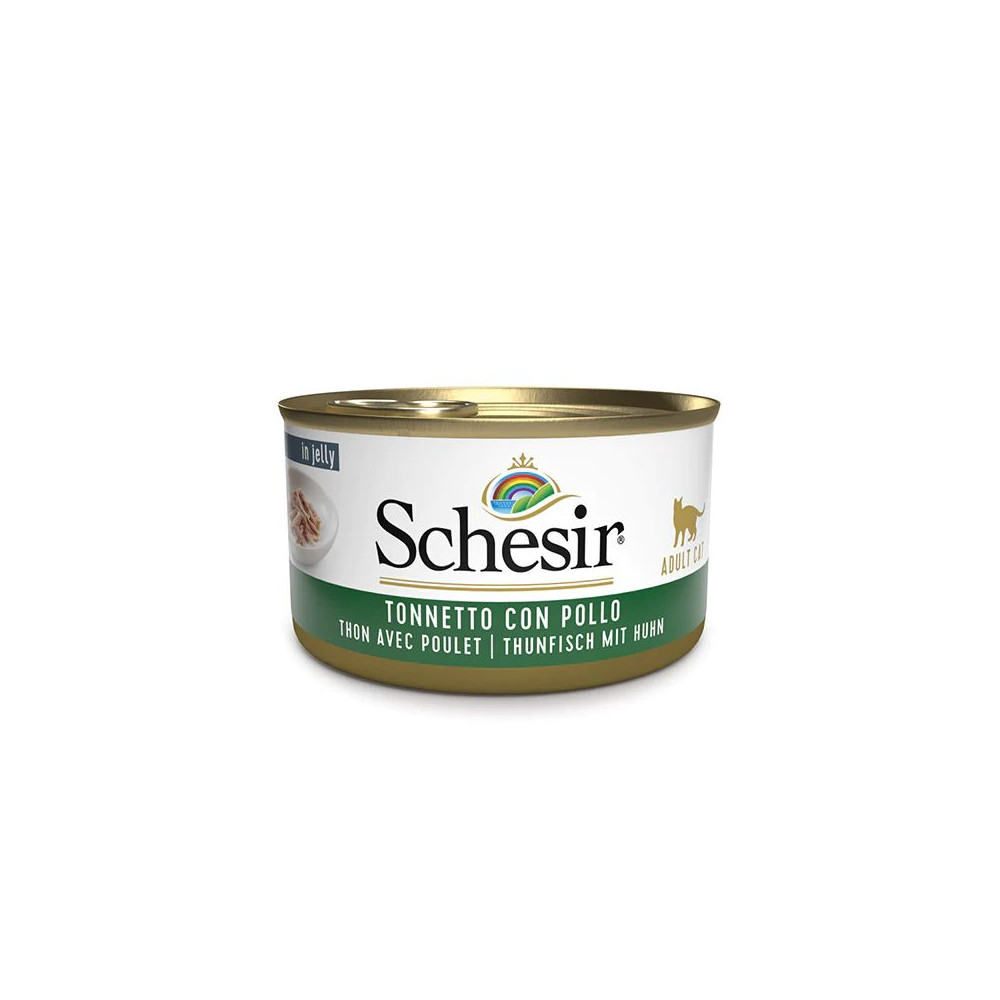Schesir in Jelly Cat Adult - Tonnetto con Pollo in Gelatina - 85 g