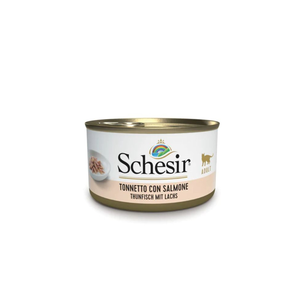 Schesir in Jelly Cat Adult - Tonnetto con Salmone in Gelatina - 85 g