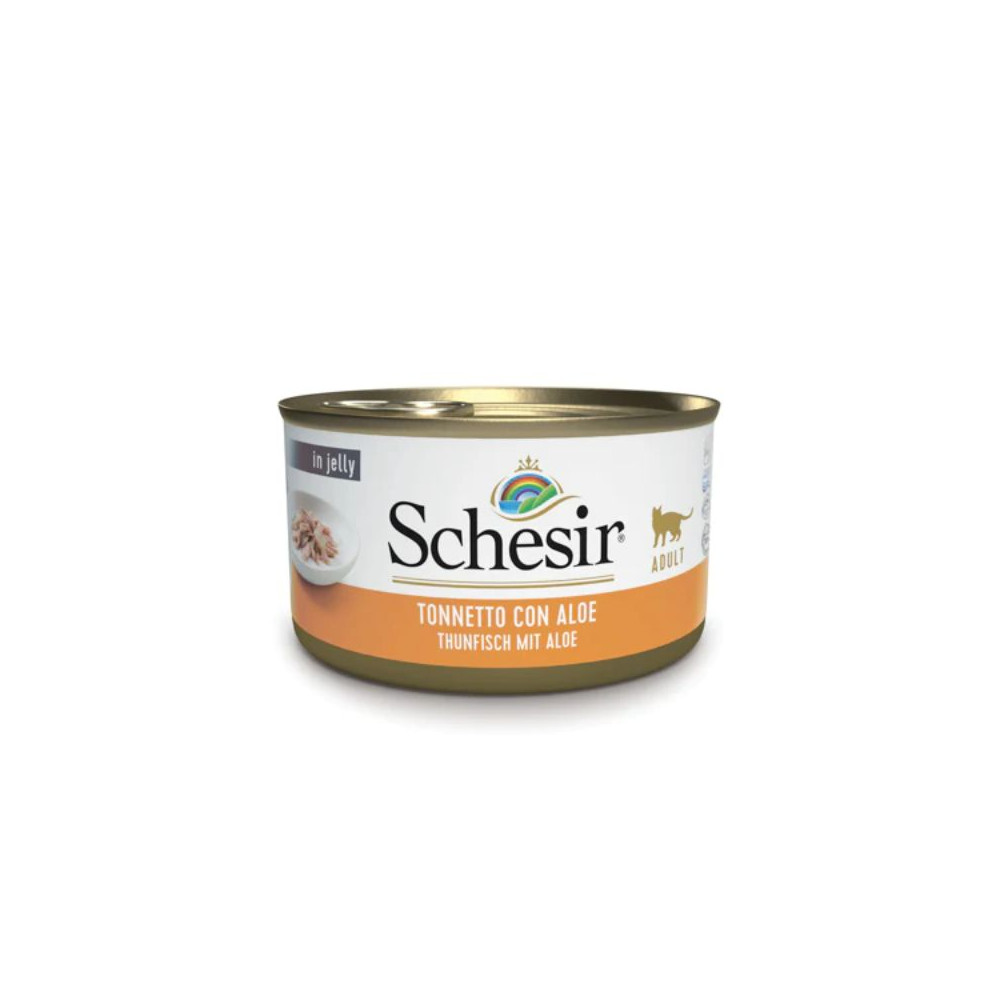 Schesir in Jelly Cat Adult - Tonnetto con Aloe in Gelatina - 85 g