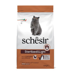 Schesir Sterilized & Light Cat Adult - Ricco in Pollo - 1,5 kg