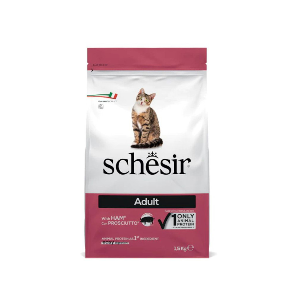 Schesir Cat Adult - Prosciutto - 1,5 kg