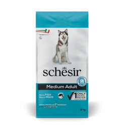 Schesir Dog Adult Medium - Ricco in Pesce - 12 kg