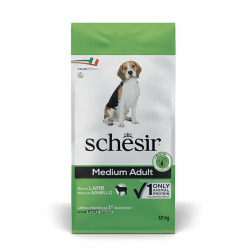 Schesir Dog Adult Medium - Ricco in Agnello - 12 kg