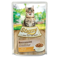 Stuzzy Bocconcini Cat Adult - Pollo - 85 g