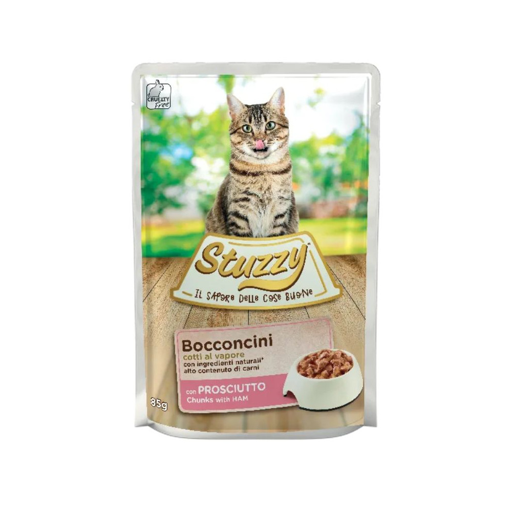 Stuzzy Bocconcini Cat Adult - Prosciutto - 85 g