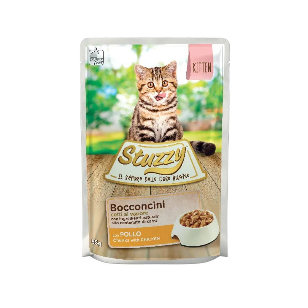 Stuzzy Bocconcini Kitten - Pollo - 85 g