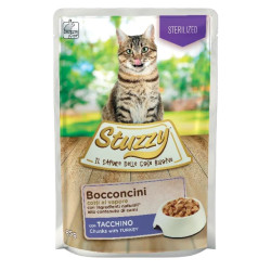 Stuzzy Bocconcini Sterilized Cat Adult - Tacchino - 85 g