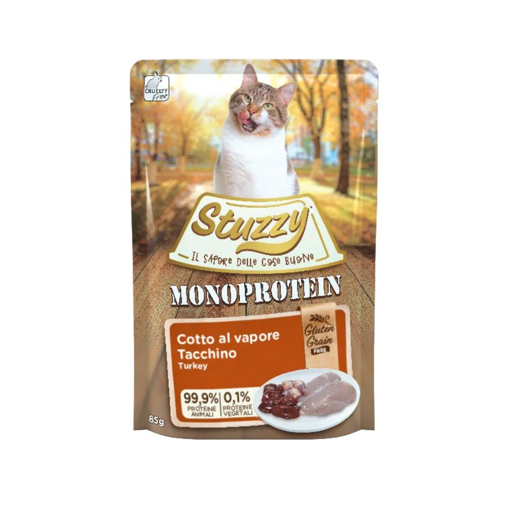 Stuzzy Monoprotein Cat Adult - Tacchino - 85 g