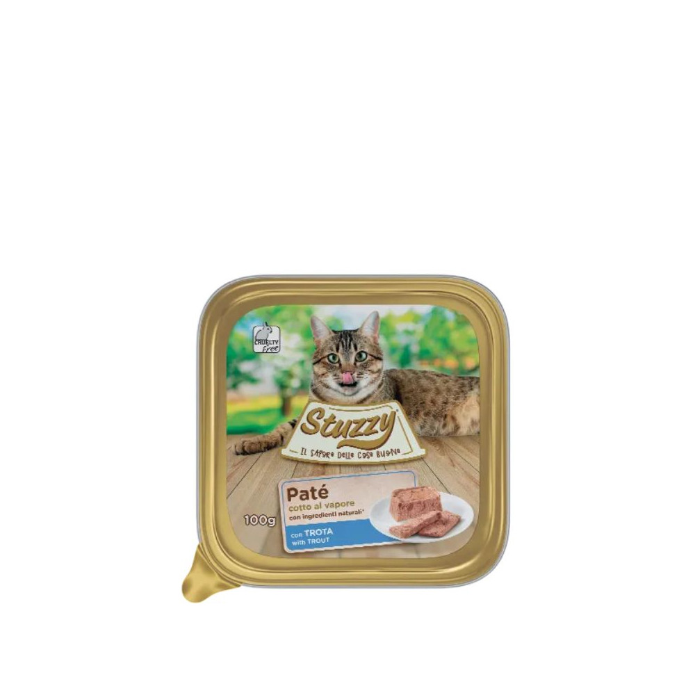 Stuzzy Paté Cat Adult - Trota - 100 g