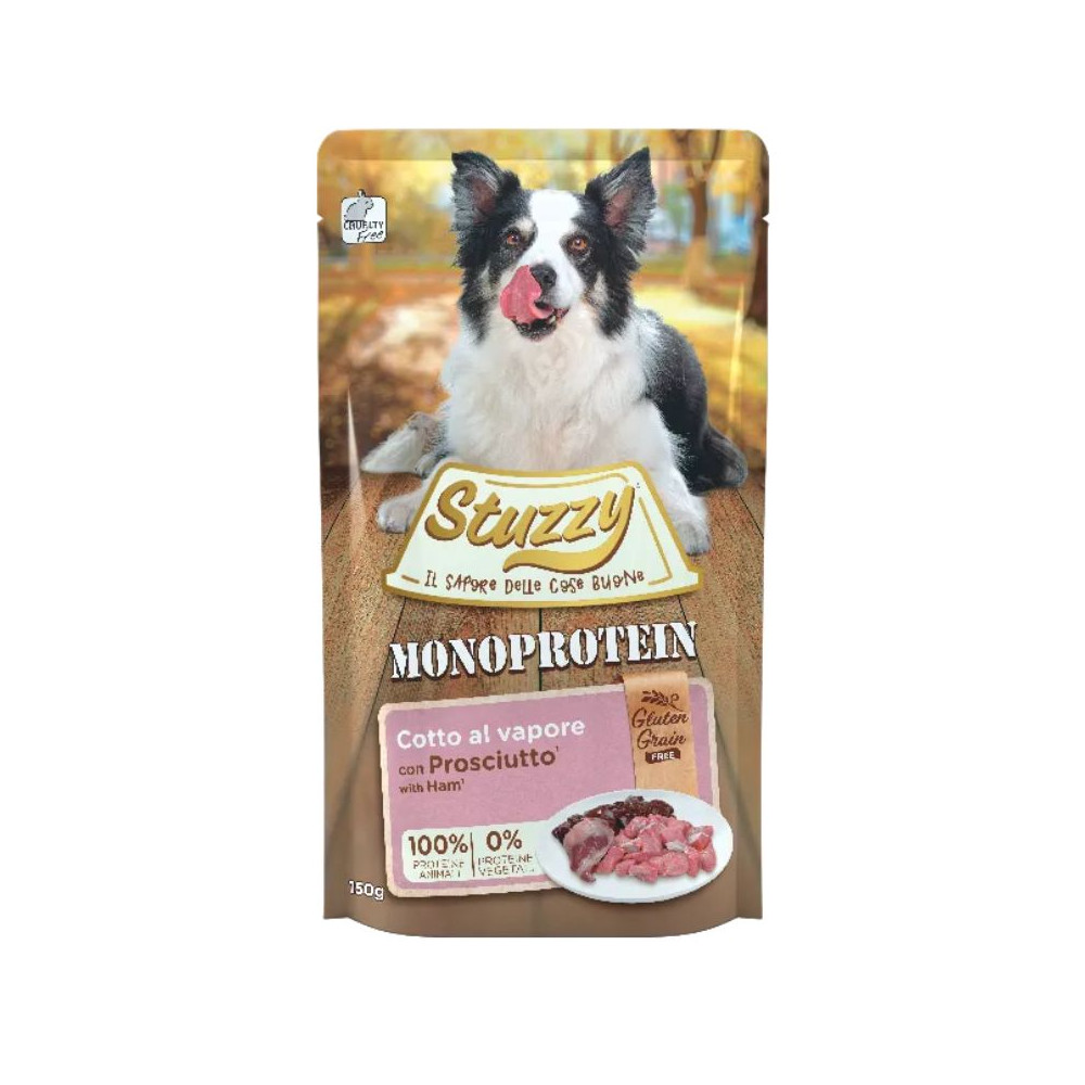 Stuzzy Monoprotein Dog Adult - Prosciutto - 150 g