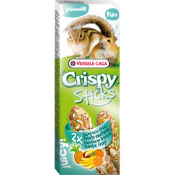 Versele-Laga Crispy Sticks ai Frutti Esotici per Criceti e Scoiattoli - 110 g (2 pz)