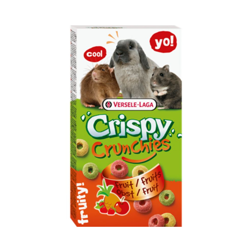 Versele-Laga Crispy Crunchies alla Frutta per Conigli e Roditori - 75 g