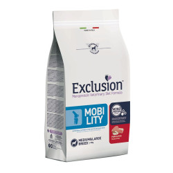 Exclusion Monoprotein Vet Diet Mobility Dog Adult Medium/Large Breed - Maiale e Riso - 12 kg