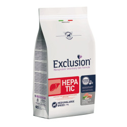 Exclusion Monoprotein Vet Diet Hepatic Dog Adult Medium/Large Breeds - Maiale, Riso & Piselli - 2 kg