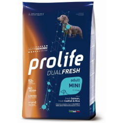 Prolife DualFresh Dog Adult Mini - Salmone Fresco, Merluzzo Fresco e Riso - 2 kg