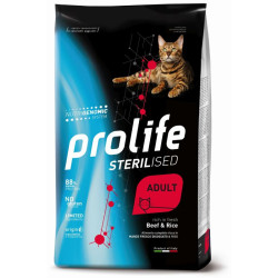 Prolife Sterilised Cat Adult - Manzo e Riso - 1,5 kg