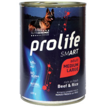 Prolife Smart Dog Adult Medium/Large - Manzo e Riso - 400 g