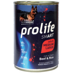 Prolife Smart Dog Adult Medium/Large - Manzo e Riso - 400 g