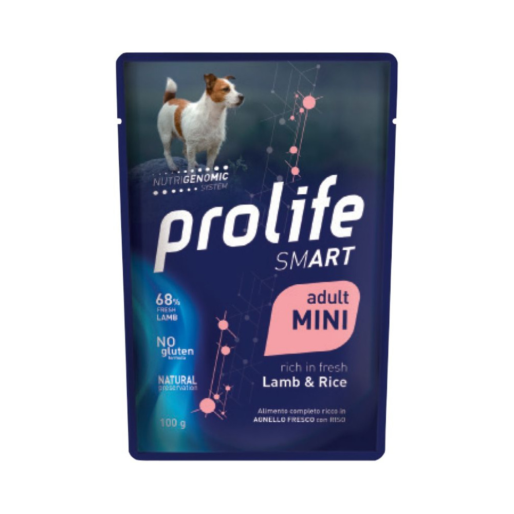 Prolife Smart Dog Adult Mini - Agnello e Riso - 100 g