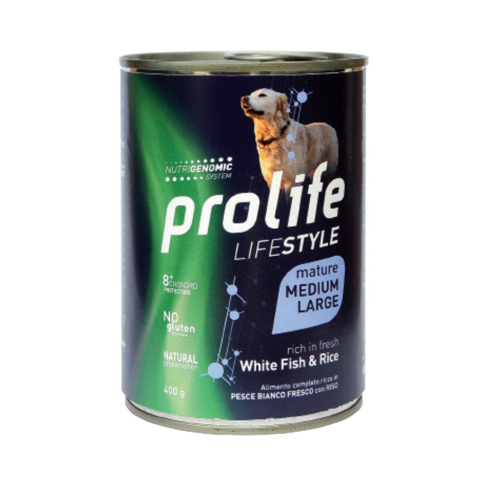 Prolife LifeStyle Dog Mature Medium/Large - Pesce Bianco e Riso - 400 g