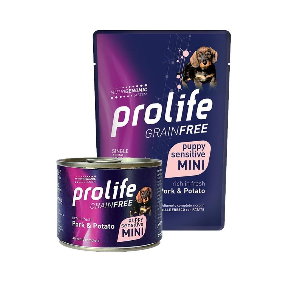 Prolife GrainFree Sensitive Puppy Mini - Maiale e Patate - 100 g