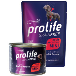 Prolife GrainFree Sensitive Dog Adult Mini - Manzo e Patate - 100 g