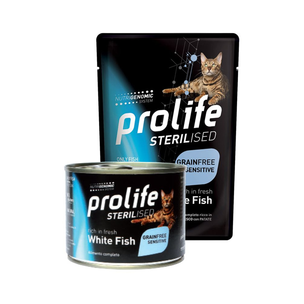 Prolife Sterilised GrainFree Cat Adult - Pesce Bianco e Patate - 85 g