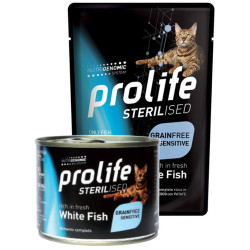 Prolife Sterilised GrainFree Cat Adult - Pesce Bianco e Patate - 85 g