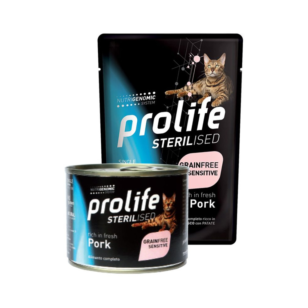 Prolife Sterilised GrainFree Cat Adult - Maiale - 85 g