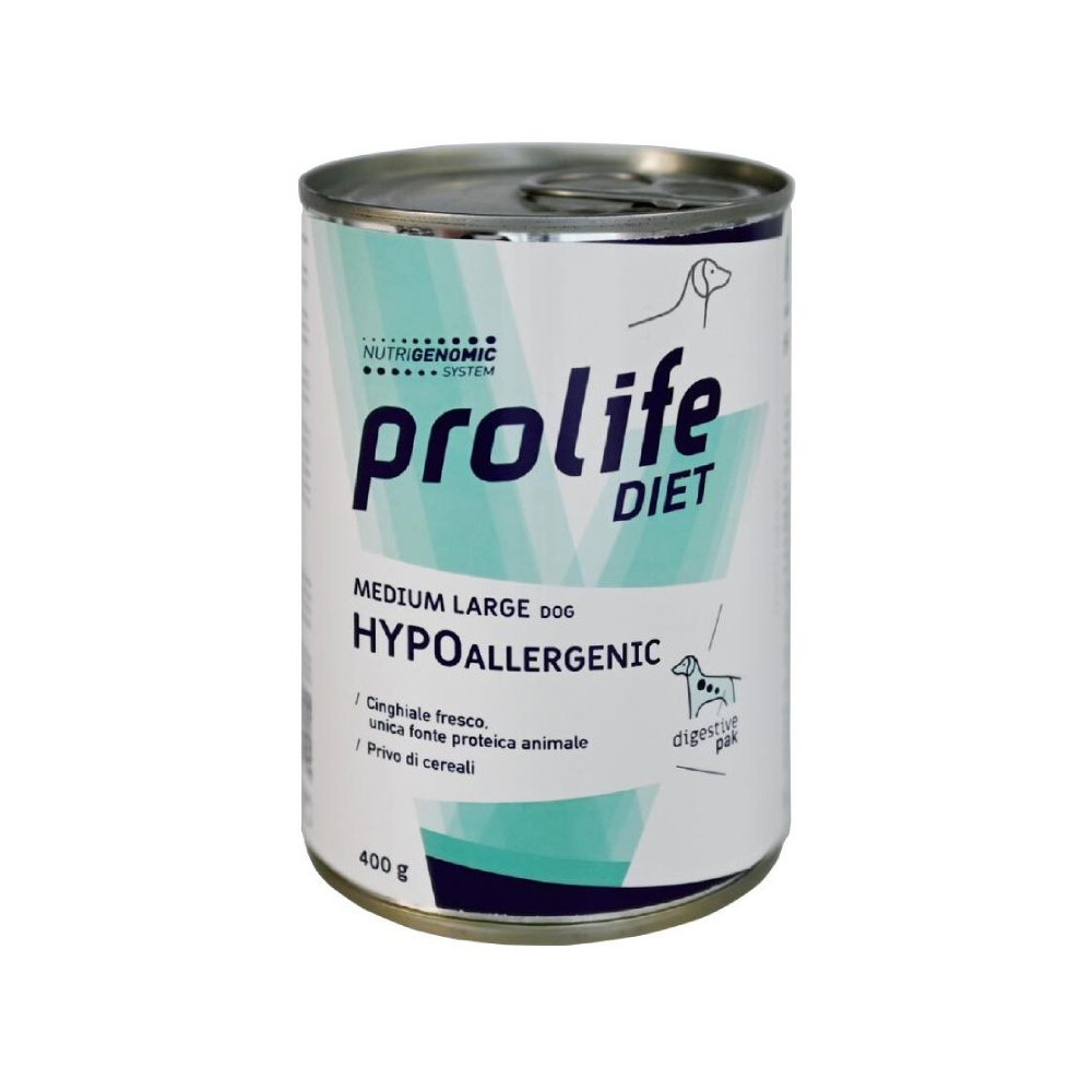 Prolife Diet Hypoallergenic Medium/Large confezione da 400g