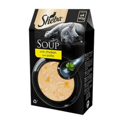 Sheba Soup Cat Adult - Pollo - 4 x 40 g
